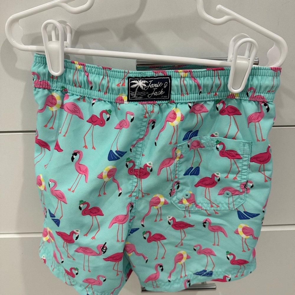 Janie and Jack Boys Swim Trunks Size 6 - Picture 2 of 3